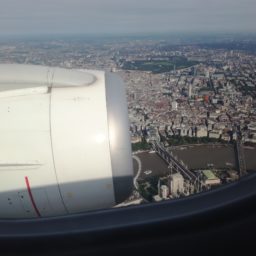 Anflug auf London